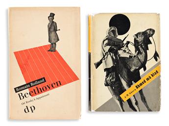 LADISLAV SUTNAR (1897-1976). [COVER DESIGNS INCLUDING G.B. SHAW]. Group of 7 softcover books. 1930-1935. Sizes vary, each approximately